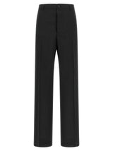 Maison Margiela Gray Wool Dress Pants