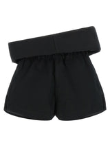 Rick Owens Black Polyester Bermuda Shorts