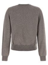 Maison Kitsuné Gray Wool Cardigan