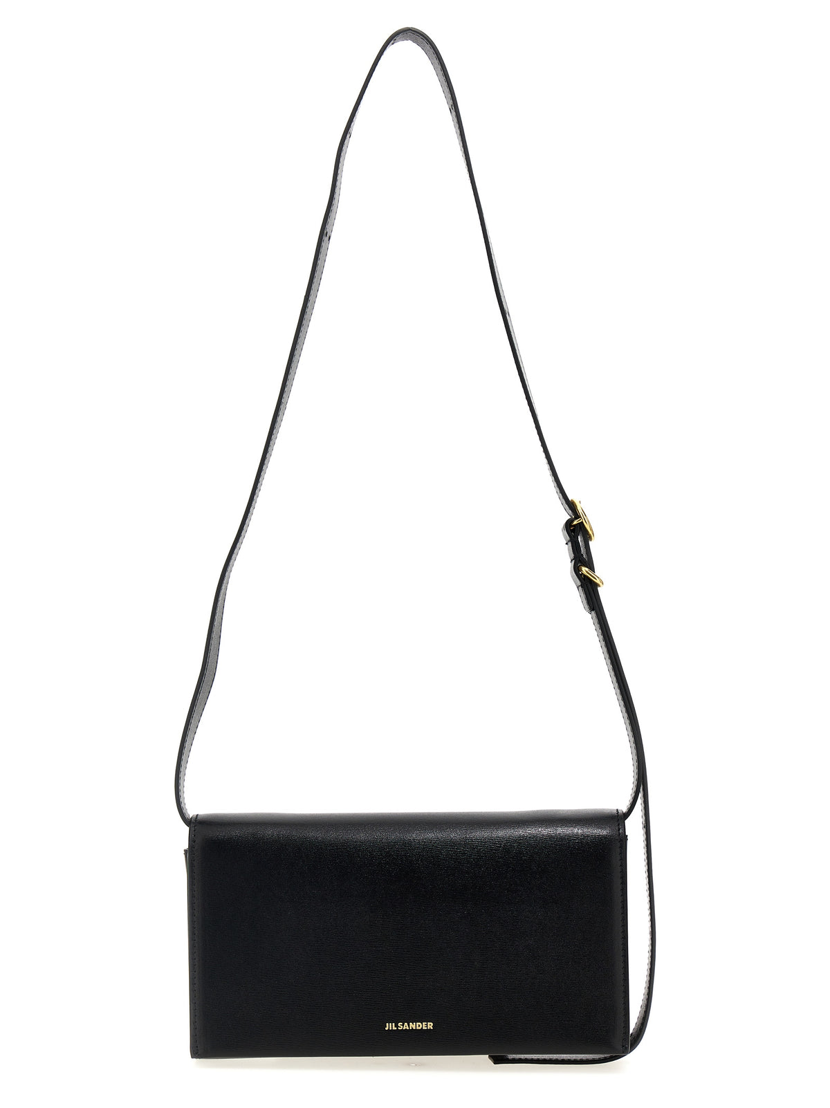 Jil Sander Black Leather Crossbody Bag