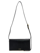 Jil Sander Black Leather Crossbody Bag