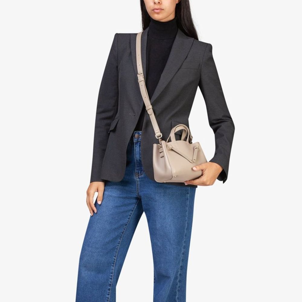MIRIADE Beige Polyethylene Handbag