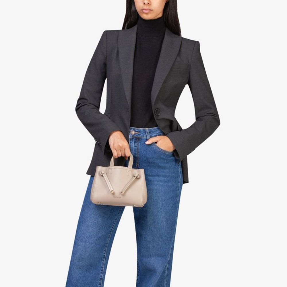 MIRIADE Beige Polyethylene Handbag