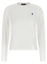 Polo Ralph Lauren White Cotton Long Sleeve T-Shirt