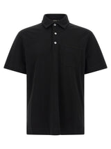 ZEGNA Black Cotton Polo Shirt