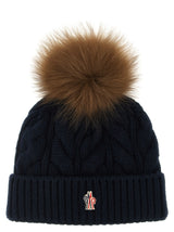 Moncler Grenoble Blue Virgin Wool Beanie