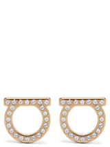 Ferragamo Gold Brass Earrings