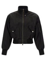 Entire Studios Black Nylon Bomber