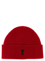 Ami Paris Red Wool Beanie