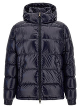 Herno Blue Polyamide Full-Length Jacket