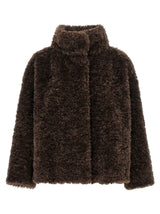 Herno Brown Polyester Full-Length Jacket