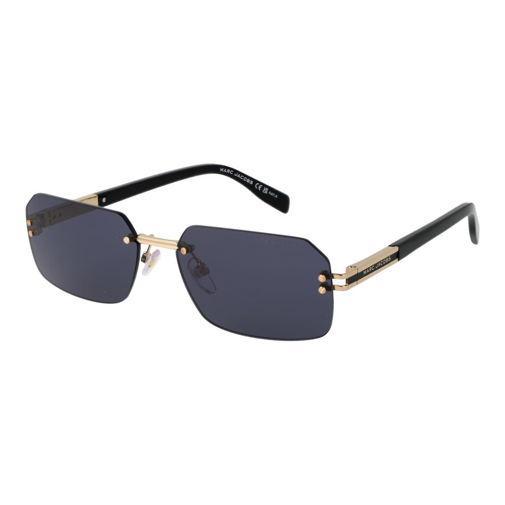 Marc Jacobs Gold Metal Sunglasses for Men