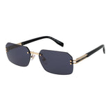 Marc Jacobs Gold Metal Sunglasses for Men