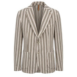 Roberto Pepe Luxury Beige Cotton Men Jacket