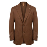 Roberto Pepe Luxury Brown Viscose Men's Jacket