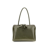 The Attico Bicolor Calf Leather Bos Taurus Shoulder Bag