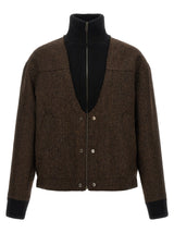 Maison Margiela Brown Wool Bomber