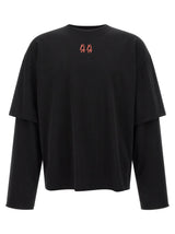44 Label Group Black Cotton T-Shirt