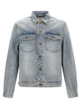 Entire Studios Blue Cotton Denim Jacket