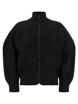 Issey Miyake Black Polyester Full-Length Jacket