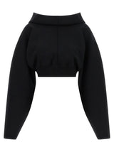 Rick Owens Black Viscose Sweatshirt