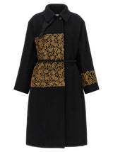Dries Van Noten Black Wool Coat