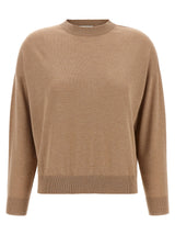 Peserico Beige Virgin Wool Cardigan