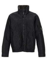 C.P. Company Black Polyamide Shell Jacket