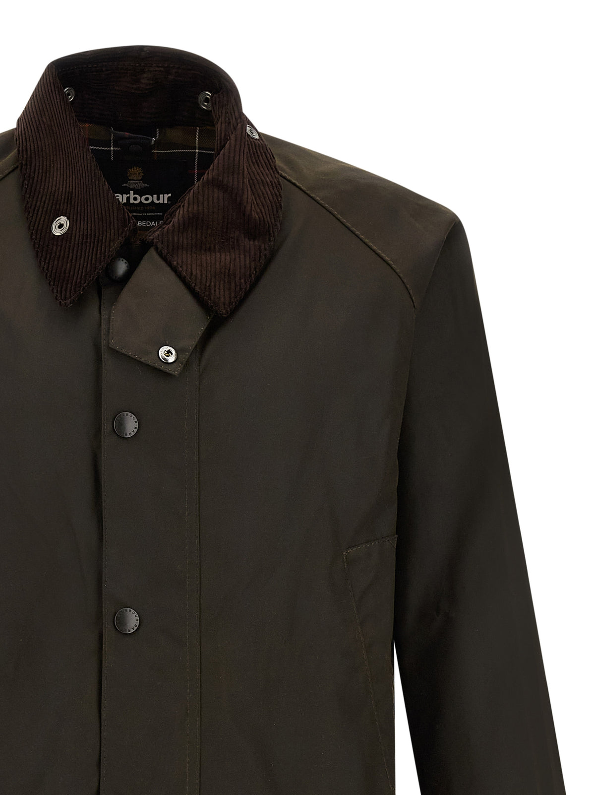 Barbour Bicolor Cotton Full-Length Jacket
