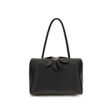 The Attico Black Calf Leather Bos Taurus Shoulder Bag