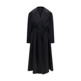 Dolce & Gabbana Black Wool Oves Aries Coat