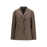 Giorgio Armani Brown Wool Oves Aries Full-Length Jacket