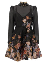 Zimmermann Multicolor Linen Short Dress