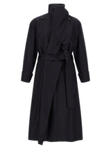 Issey Miyake Black Wool Coat