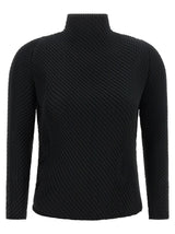 Issey Miyake Black Polyester Shirt