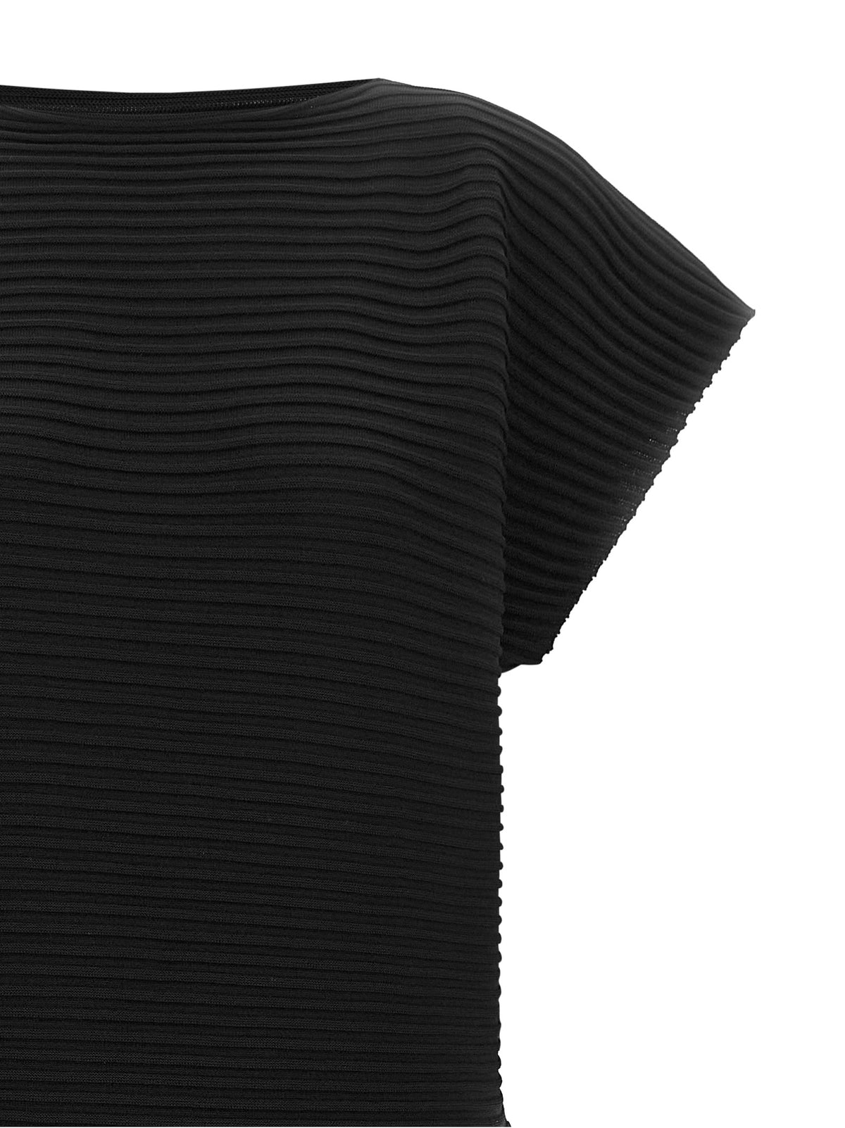 PLEATS PLEASE ISSEY MIYAKE Black Polyester Midi Dress