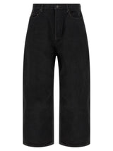 Balenciaga Black Cotton Jeans Denim