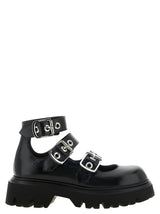 Vivienne Westwood Black Calfskin Ballet Flats