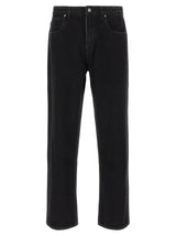 Entire Studios Black Cotton Straight-Leg Jeans