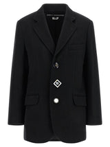 Junya Watanabe Black Wool Coat