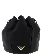 Prada Black Viscose Shoulder Bag