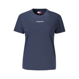 Tommy Hilfiger Blue Cotton Woman T-Shirt