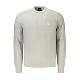 Hugo Boss Gray Cotton Sweatshirt