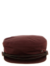 Maison Michel Bordeaux Polyester Fatcap Hat