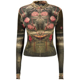 Desigual Black Elastane T-Shirt