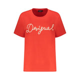 Desigual Red Cotton T-Shirt