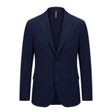Roberto Pepe Luxury Blue Cotton Men Jacket