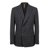 Roberto Pepe Luxury Blue Viscose Men Jacket