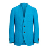 Roberto Pepe Luxury Blue Cotton Men's Jacket