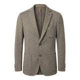 Roberto Pepe Luxury Beige Cotton Men Jacket